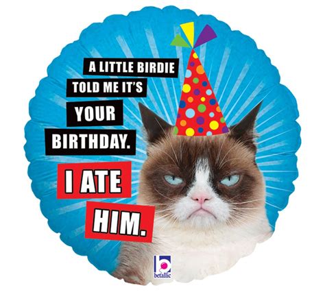 Grumpy Cat This Is My Party Face 36inch Supershape Foil Balloon Ebay