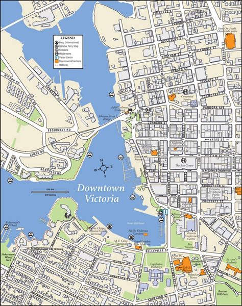 Victoria Downtown Map