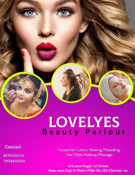 Beauty Parlour In 2021 Beauty Parlor Template Design Website Graphics