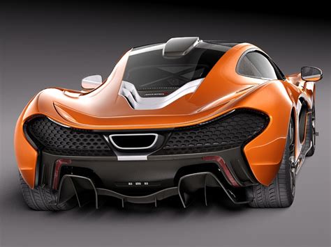 Mclaren P1 Concept 2013 3d Model Cgtrader
