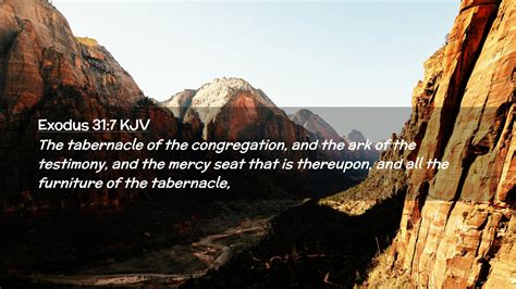 Exodus KJV Desktop Wallpaper The Tabernacle Of The Congregation And The Ark