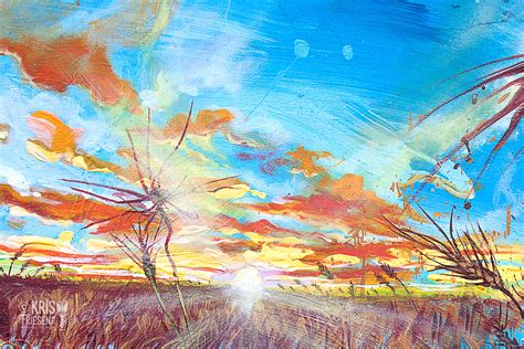 Try experimenting with longer brush strokes, short jabs, and even tiny dots. Prairie Brush Strokes: Landscape Painting - Kris Friesen ...