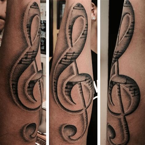 Noms des notes de piano sur les deux portées. Ces clés de sol tatouées sur nos corps - TattooMe - Le ...