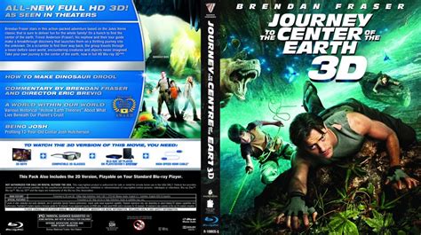 Journey To The Center Of The Earth 3d Movie Blu Ray Custom Covers