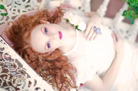 Ravishing Ruby Red Haired Vixens Boudoir Lily Cole Fire Hair Natural