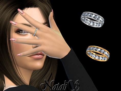 18 Gems Eternity Rings By Natalis From Tsr Sims 4 Downloads