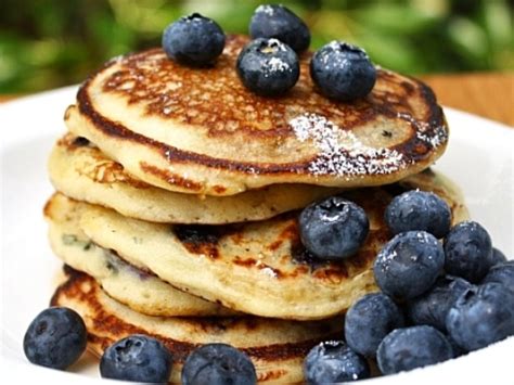 Blueberry Yogurt Pancakes Bigoven