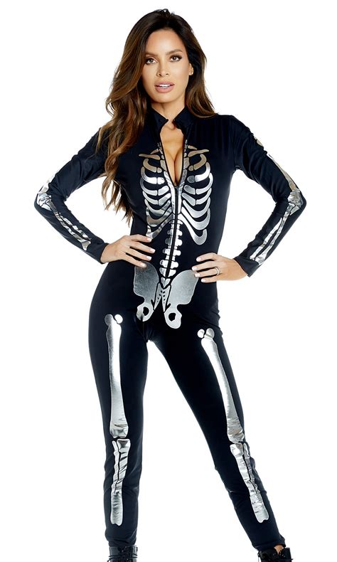 Open Up A Little Sexy Skeleton Costume Forplay Inc