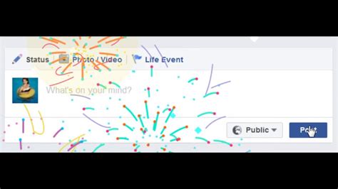 Facebook Happy New Year Fireworks Animation Youtube