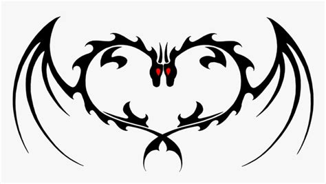 Png Designs Tribal Tattoo Heart Dragon On Sneakybandit Dragon Heart Tattoo Designs