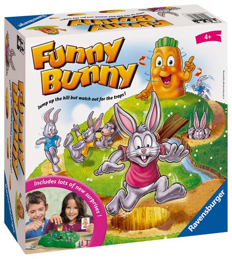 Fun 2 player card games. 21330 Ravensburger Funny Bunny Family Board Game Children ...