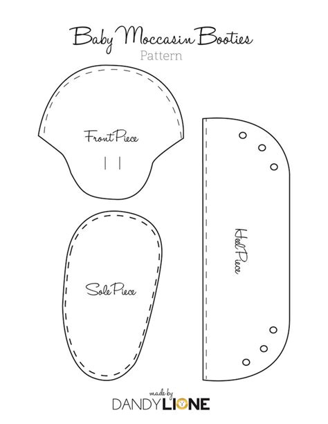Baby Moccasin Pattern Make With Elastic Rather Than