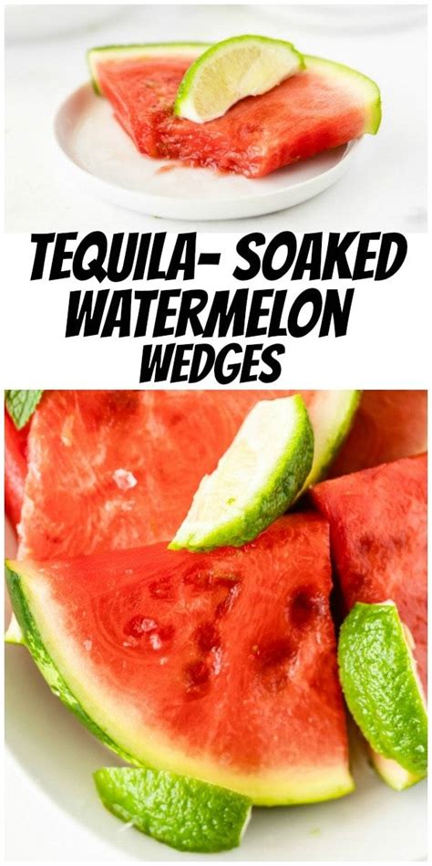 Tequila Soaked Watermelon Wedges Recipe From Tequila