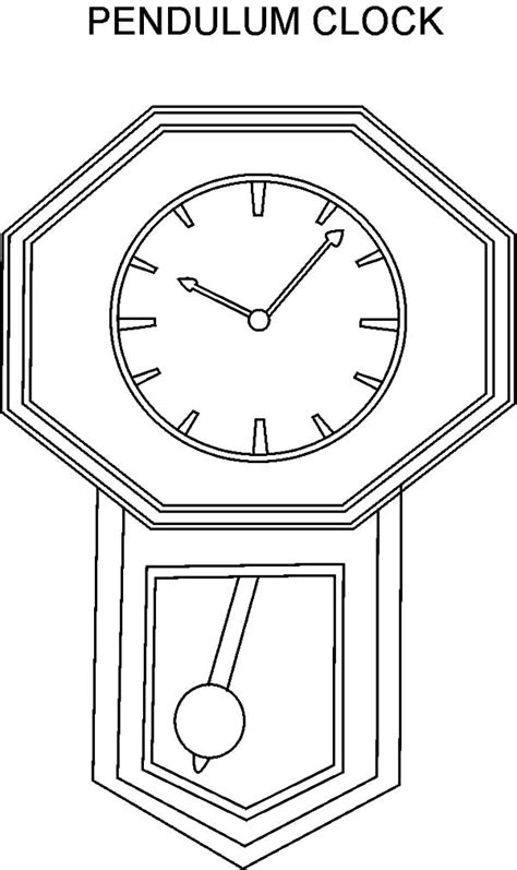 Blank Clock Coloring Pages Blank Clock Coloring Pages Best Place To