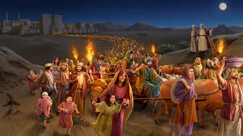 Exodus The Isrealites Leave Egypt Bible Story