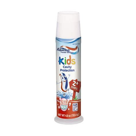 Aquafresh Kids Pump Cavity Protection Bubble Mint Fluoride Toothpaste