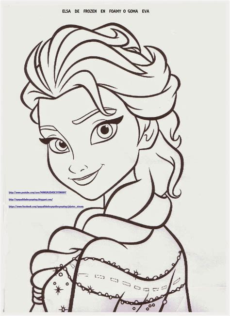 Manualidades Yonaimy Dibujos De Frozen Páginas Para Colorear Disney