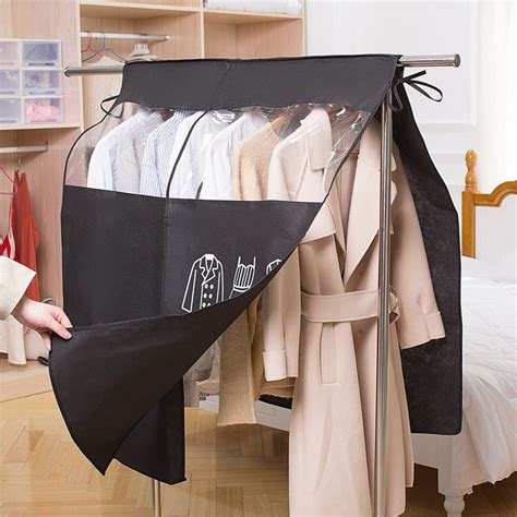 Hanging Garment Bags For Storage Dust Proof Large Garment Rack Cover