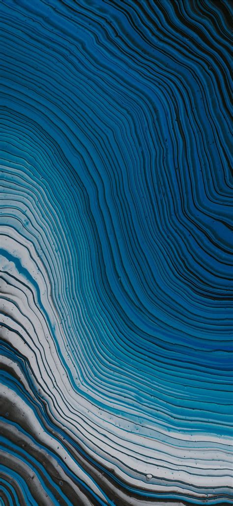 Blue And White Abstract Painting Iphone X Wallpapers Free Download