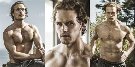 Sam Heughans Shirtless Workout Photos Are So Sexy Magazine Sam Heughan Shirtless Just Jared
