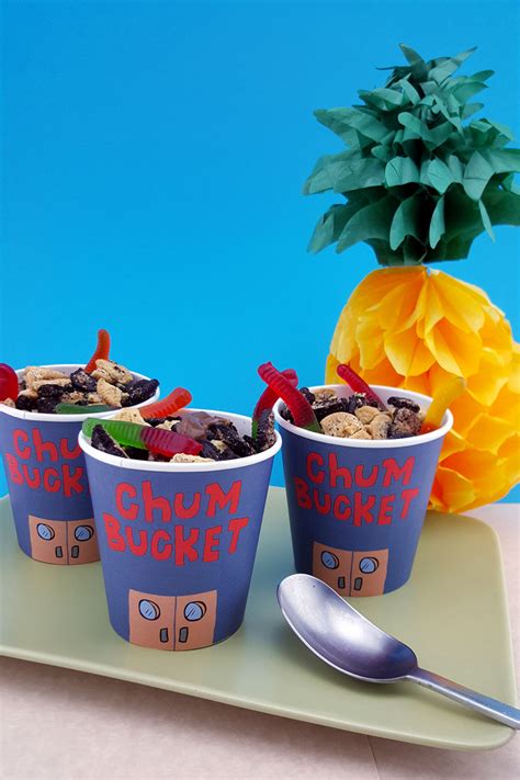 The chum bucket is an unsuccessful fast food restaurant that is located right across the street from the krusty krab. Chum Bucket / Chum Bucket Coasters Set Of 4 Spongebob Squarepants Shop / It is owned by sheldon ...