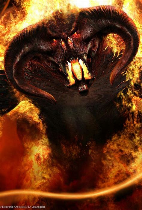 Balrog Lord Of The Rings Balrog The Hobbit