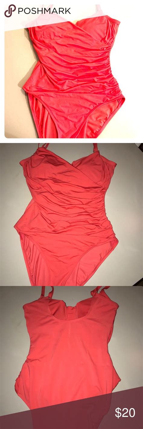 Coral Bathing Suit One Suit Coral Bathing Suits Bathing Suits