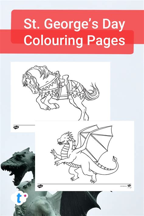 Celebrate St Georges Day With These Captivating Colouring Pages