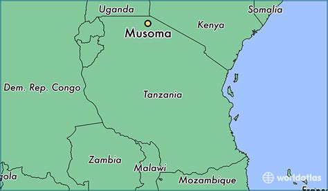 Where Is Musoma Tanzania Musoma Mara Map