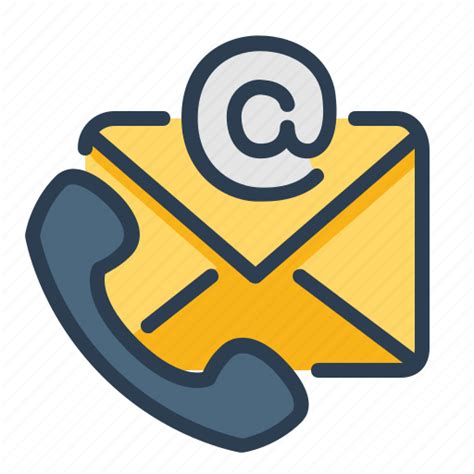 Email Phone Icon Vector