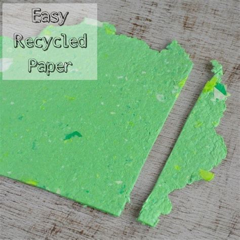 How To Make Your Own Recycled Paper Without A Mold Or Deckle The