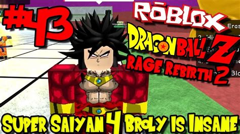 Super Saiyan 4 Broly Is Insane Roblox Dragon Ball R Doovi