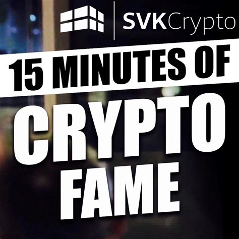 15 Minutes of Crypto Fame (podcast) - 15 Minutes of Crypto 