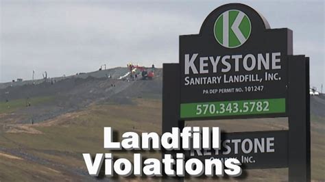 Dep Cites Keystone Landfill For Violations