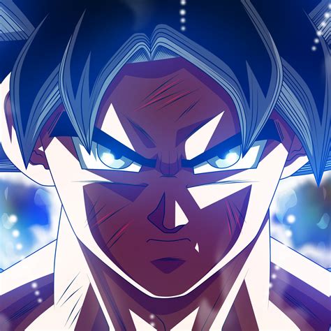 Download Wallpaper 2932x2932 Wounded Son Goku Ultra Instinct Dragon