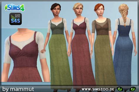 Blackys Sims 4 Zoo Dress 1 By Mammut • Sims 4 Downloads