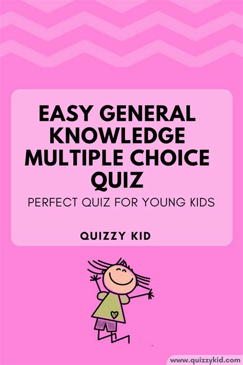 Test your knowledge on this free general knowledge quiz which contains questions from various categories that are meant to challenge you. Easy General Knowledge Quiz: Multiple Choice | Knowledge ...