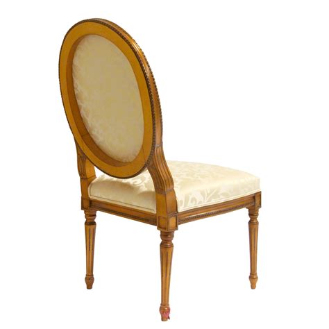 Shop for oval upholstered dining chair online at target. Louis XVI Oval Dining Chair - KDRShowrooms.com