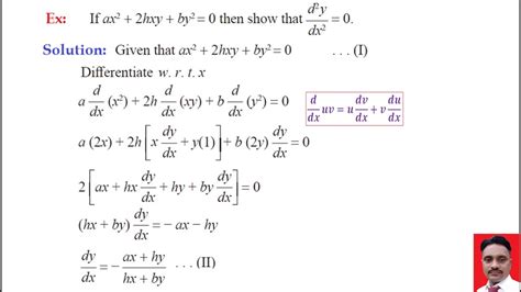 Linear approximation in two variables 6: Ch1 differentiation second order derivative type 2 ex 3 ...