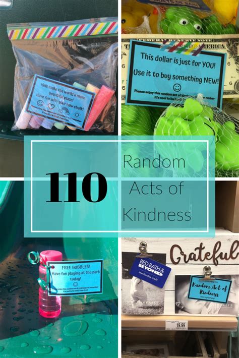 110 Ideas For Random Acts Of Kindness Lets Live And Learn