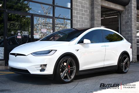 Tesla Model X With 22in Ohm Proton Wheels Exclusively From Butler Tires