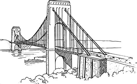 Bridge Coloring Pages Printable Coloring Pages
