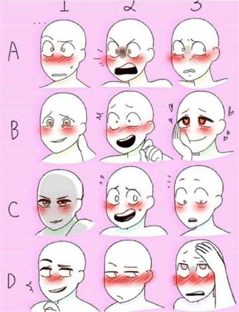A R T Drawings Drawing Expressions Anime Drawings Tutorials