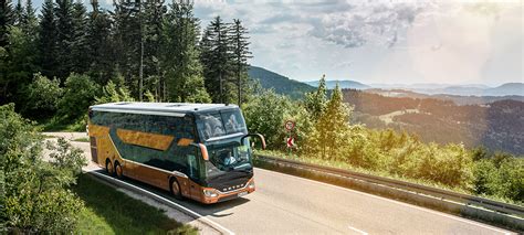 Setra Omnibusse Bei Senden Bewegt Großes