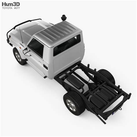 Toyota Land Cruiser J70 Cab Chassis Gxl 2013 3d Model Vehicles On Hum3d