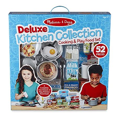 Melissa And Doug Deluxe Kitchen Collection Cooking And Play Food Set Deal Brickseek
