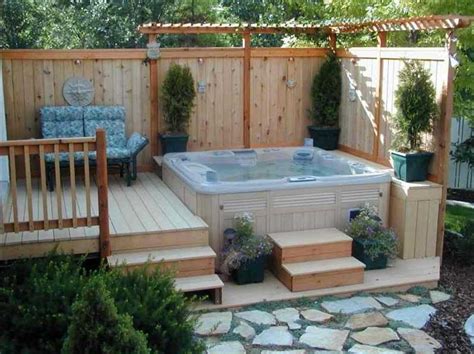 Getting rid of a hot tub in someones backyard is an easy task for us we are the most professional junk removal and trash pickup team in the dallas / fort. 34 Perfect Outdoor Hot Tub Privacy Ideas - DecoRewarding
