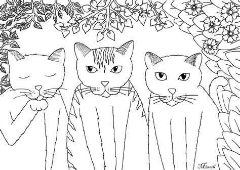 Disegno Gatti Da Colorare Per Adulti Ronald Combs Da Colorare Images