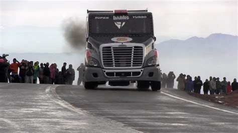 14,115 feet of beauty right in our backyard. Super-Turbo Semi Freightliner takes on 2013 Pikes Peak ...