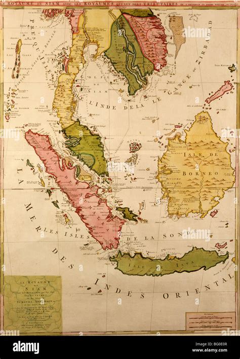 Old Map Of Southeast Asia Asia Stock Photo Alamy